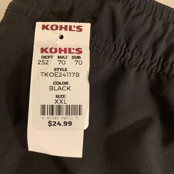 Trinity Coast XXL Black Swim Trunks 7" Inseam Side Pockets Super Comfy Beachw - Picture 9 of 9